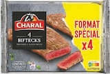 Bifteck ou tendre de boeuf ou caractère de boeuf - Charal - Super U à Menton Bifteck ou tendre de boeuf ou caractère de boeuf - Charal en promo chez Super U Menton à 7,49 €