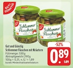 Schlemmer Fässchen mit Kräutern bei EDEKA im Hallstadt Prospekt für 0,89 €