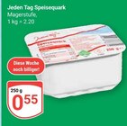 Speisequark Magerstufe Angebote von Jeden Tag bei GLOBUS Saarbrücken für 0,55 €