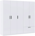 Aktuelle Kleiderschrank Angebote bei mömax in Karlsruhe Aktuelles Drehtürenschrank MILOS 5-türig Angebot bei mömax in Karlsruhe ab 199,00 €