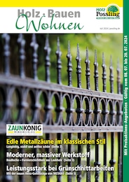 Holz Possling Prospekt für Hennigsdorf: "Holz Bauen Wohnen", 12 Seiten, 08.07.2024 - 20.07.2024