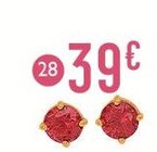 Boucles oxyde de zirconium à 39,00 € dans le catalogue E.Leclerc