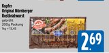 Original Nürnberger Rostbratwurst im EDEKA Prospekt Original Nürnberger Rostbratwurst von Kupfer im aktuellen EDEKA Prospekt für 2,69 €