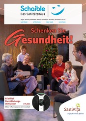 Aktueller Schaible GmbH Prospekt mit Massagegerät, "Schenken Sie Gesundheit!", Seite 1