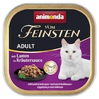 Animonda Cat Vom Feinsten mit Lamm in Kräutersauce 100 g Angebote von Animonda bei Zookauf Iserlohn für 0,79 €
