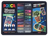 Malette Posca avec 20 Pop Couleurs Métal Noir - Posca en promo chez Fnac Malette Posca avec 20 Pop Couleurs Métal Noir - Posca dans le catalogue Fnac