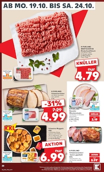Rindfleisch im Kaufland Prospekt "Hier bin ich richtig" mit 84 Seiten (Augsburg)