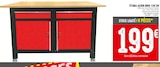 Établi Acier Bois 120 CM en promo chez Batkor Établi Acier Bois 120 CM dans le catalogue Batkor