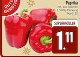 Paprika Angebote von GUT&GÜNSTIG bei EDEKA Ravensburg für 1,11 €