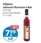 Allgäuer Johannis-Rosmarin-Likör im aktuellen V-Markt Prospekt für 7,99 €