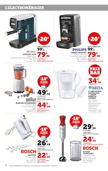 Promo Cafetière À Dosettes dans le catalogue Hyper U du moment à la page 14