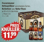 Hefeweizenbier, Kellerbier oder Natur Russ bei V-Markt im Prospekt "" für 11,99 €