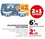 RILLETTES DE POISSON - PETIT NAVIRE en promo chez Super U Castres à 6,76 €
