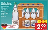 Mineralwasser im Angebot bei Netto Marken-Discount in Singen Mineralwasser Angebote von Kloster Quelle bei Netto Marken-Discount Singen für 2,99 €