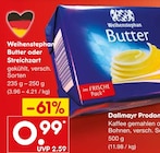 Netto Marken-Discount Waltrop - Butter oder Streichzart Angebot im Prospekt Butter oder Streichzart bei Netto Marken-Discount im Waltrop Prospekt für 0,99 €