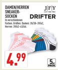 DAMEN/HERREN SNEAKER-SOCKEN Angebote von DRIFTER bei Marktkauf Herford für 4,99 €