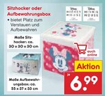 Sitzhocker oder Aufbewahrungsbox Angebote bei Netto Marken-Discount Aurich für 6,99 €