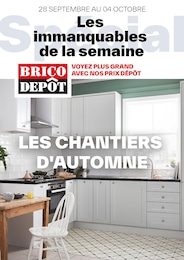 Prospectus Brico Dépôt à Pontault-Combault "Les immanquables de la semaine", 1 page, 28/09/2023 - 04/10/2023
