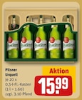 Pilsner Urquell für 15,99 € bei REWE im Angebot Pilsner Urquell im aktuellen REWE Prospekt
