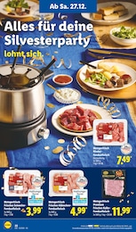 Lidl Fonduefleisch im Prospekt 