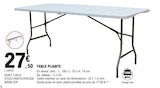 Table pliante en promo chez E.Leclerc Table pliante dans le catalogue E.Leclerc