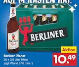 Pilsner im Angebot bei Netto Marken-Discount in Potsdam Pilsner Angebote von Berliner bei Netto Marken-Discount Potsdam für 10,49 €