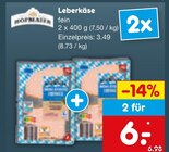 Leberkäse fein von Hofmaier im aktuellen Netto Marken-Discount Prospekt für 6,00 €