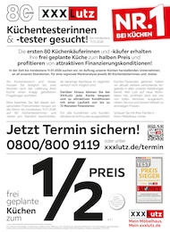 XXXLutz Möbelhäuser Prospekt für Pocking: "Küchentesterinnen & -tester gesucht!", 16 Seiten, 20.12.2025 - 04.01.2026