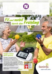Aktueller Netzwerk Seniorenhilfe GmbH Prospekt mit Blutdruckmessgerät, "Fit und mobil durch den Frühling", Seite 1