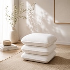Pouf carre 3 niveaux creme - B&M à La Rochelle Pouf carre 3 niveaux creme en promo chez B&M La Rochelle à 26,99 €