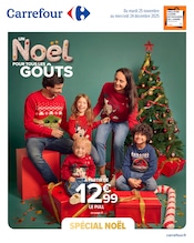 Catalogue Supermarchés Carrefour en cours à Le Raincy et alentours, "UN Noël POUR TOUS LES GOÛTS", 18 pages, 25/11/2025 - 24/12/2025
