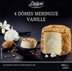 4 dômes meringue vanille - DELUXE en promo chez Lidl Perpignan à 3,99 €