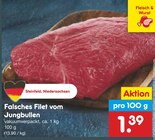 Falsches Filet vom Jungbullen Angebote bei Netto Marken-Discount Garbsen für 1,39 €