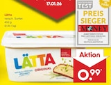 Lätta von  im aktuellen Netto Marken-Discount Prospekt für 0,99 €