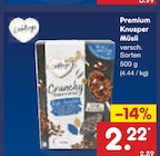 Netto Marken-Discount - Premium Knusper Müsli Angebot im Prospekt Premium Knusper Müsli bei Netto Marken-Discount im Prospekt "" für 2,22 €