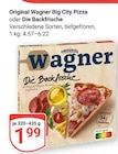 Original Wagner Big City Pizza Angebote von Wagner bei GLOBUS Koblenz für 1,99 €