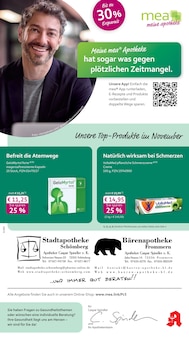 Aktueller mea - meine apotheke Prospekt "Unsere November-Angebote" für Balingen Aktueller mea - meine apotheke Prospekt für Balingen mit Seiten