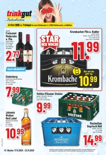 Veltins im aktuellen EDEKA Prospekt (Erftstadt) Veltins im EDEKA Prospekt "Aktuelle Angebote" mit 24 Seiten (Erftstadt)