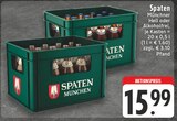 Münchner Hell oder Alkoholfrei im Angebot bei E center in Willich Münchner Hell oder Alkoholfrei Angebote von Spaten bei E center Willich für 15,99 €
