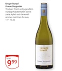Grauer Burgunder im Angebot bei GLOBUS in Kempen Grauer Burgunder Angebote von Kruger Rumpf bei GLOBUS Kempen für 9,99 €