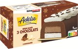 Bûche glacée 3 chocolats - Adélie dans le catalogue Intermarché Super