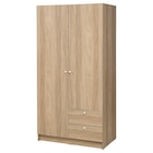 Aktuelles Kleiderschrank m 2 Türen+2Schubl. Eichenachbildung Angebot bei IKEA in Erlangen ab 129,00 €