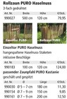 Rollzaun Einzeltor PURO Haselnuss im aktuellen Holz Possling Prospekt