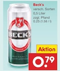 Beck's im Angebot bei Netto Marken-Discount in Schwäbisch Gmünd Beck's Angebote bei Netto Marken-Discount Schwäbisch Gmünd für 0,79 €