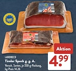 Tiroler Speck g.g.A. im ALDI SÜD Prospekt Tiroler Speck g.g.A. von Landbeck im aktuellen ALDI SÜD Prospekt für 4,99 €