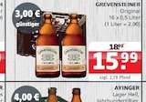 Getränke Quelle WVG Artern - Original Angebot im Prospekt Original bei Getränke Quelle WVG im Artern Prospekt für 15,99 €