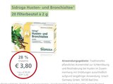 Husten- und Bronchialtee bei LINDA Premiumapotheke im Löffingen Prospekt für 3,80 €