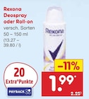 Deospray oder Roll-on von Rexona im aktuellen Netto Marken-Discount Prospekt