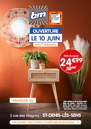 Catalogue B&M à Sens, avec 1 page Prospectus B&M à Sens, "OUVERTURE LE 10 JUIN", 1 page, 05/06/2026 - 16/06/2026