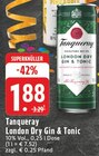 London Dry Gin & Tonic Angebote von Tanqueray bei E center Herford für 1,88 €